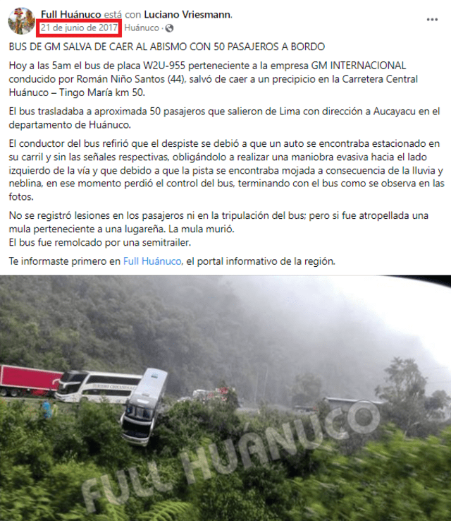 Publicación original del 21 de junio de 2017. Foto: captura de Facebook