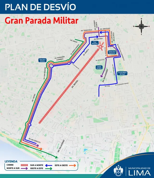 La Gran Parada Militar será el 29 de julio. (Foto: MML)