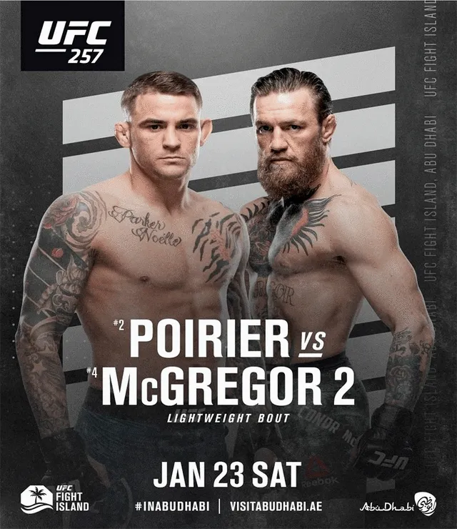 Conor McGregor se enfrentará a Dustin Poirier en el UFC 257. Foto: UFC
