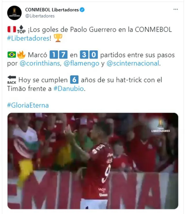 En el fútbol brasileño Paolo Guerrero defendió las camisetas de Corinthians, Flamengo e Inter de Porto Alegre.