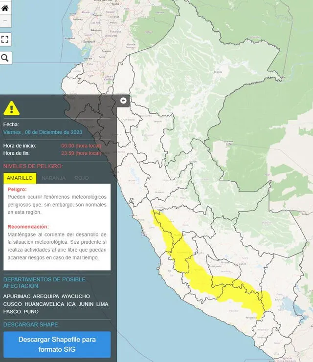 Luvias 8 de diciembre