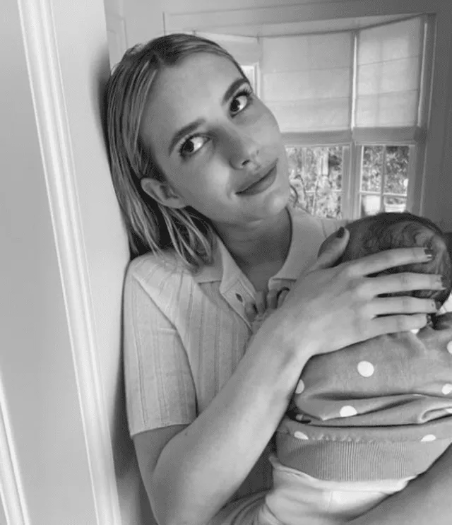 Producto de su relación, Emma Roberts tuvo su primer hijo junto a Garrett Hedlund. Foto: Emma Roberts/Instagram.