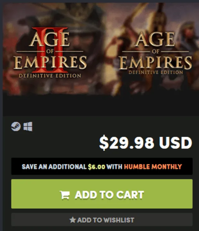 Age of Empires Bundle: otro ofertón.