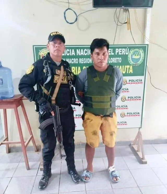 Enoc Cueva Tapuy, agresor de Milda Ramírez, actualmente cumple prisión preventiva en el penal San Jacinto, en Iquitos. Foto: Arbolito en la Noticia Nauta   