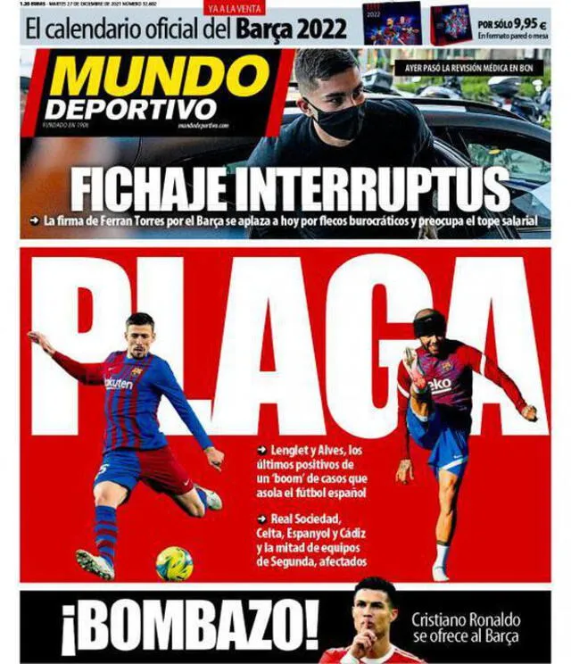¿Cristiano al Barcelona?. Foto: Mundo Deportivo