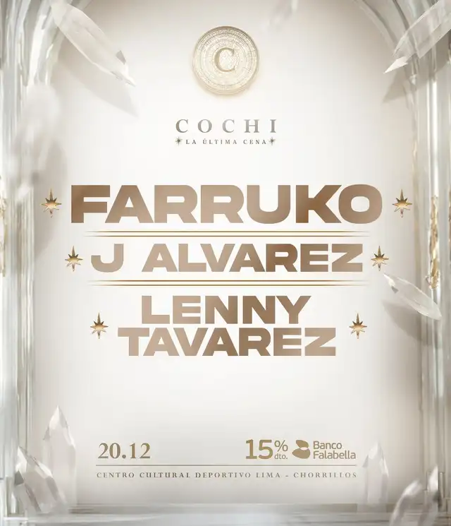 ‘La última cena’ ofrecerá una atmósfera vibrante y un lineup espectacular, asegurando una noche de ritmos intensos y sensualidad. Foto: difusión. ‘La última cena’ ofrecerá una atmósfera vibrante y un lineup espectacular, asegurando una noche de ritmos intensos y sensualidad. Foto: difusión.