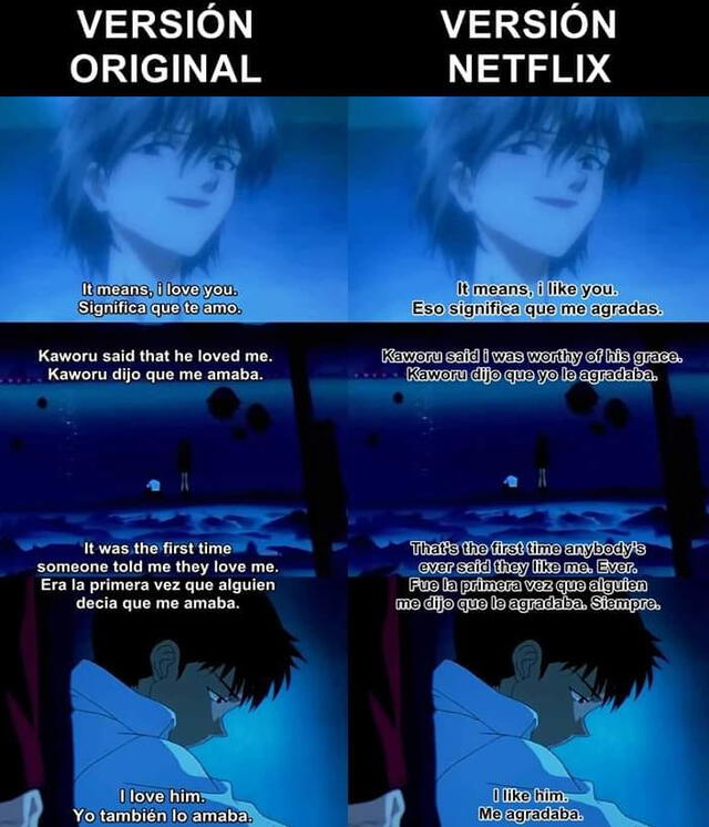 Evangelion: Netflix modificó una de las escenas más importantes del anime - Fuente: Difusión