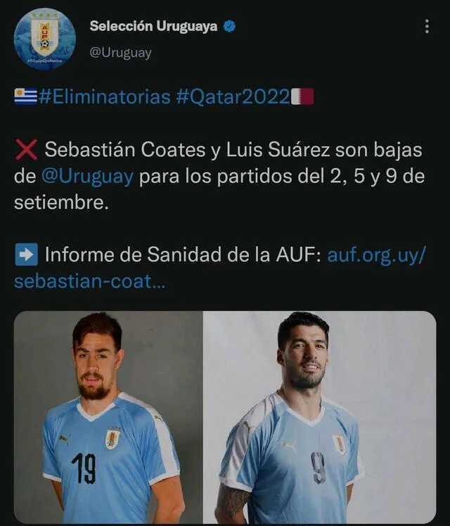 Foto: Twitter @Uruguay
