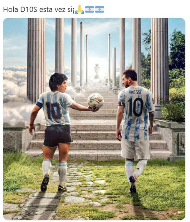Memes de la previa Argentina vs. Brasil. Foto: captura / Twitter