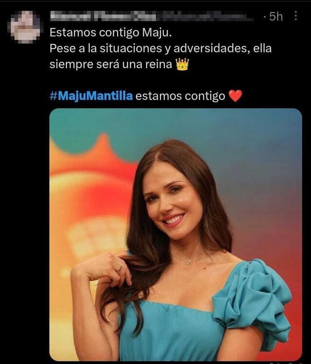  Usuarios reaccionan al ampay del esposo de Maju Mantilla. Foto: Twitter   