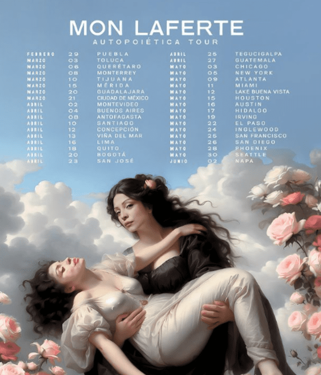  Mon Laferte publicó qué ciudades visitará en su gira mundial. Foto: composición LR/Instagram/Mon Laferte   