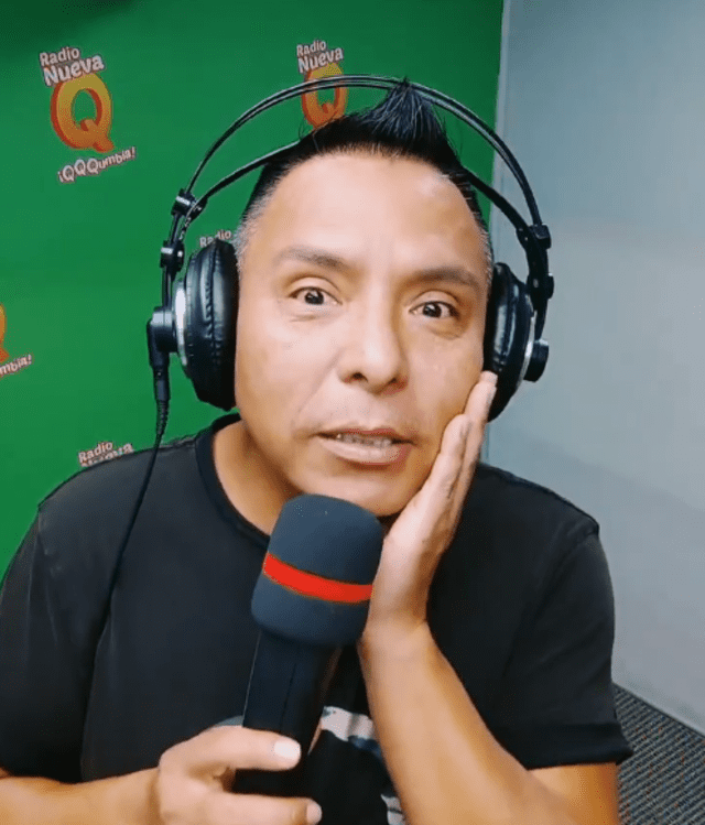 Edwin Sierra trabaja actualmente en Radio Nueva Q. Foto: Instagram/@edwinsierralafuana   