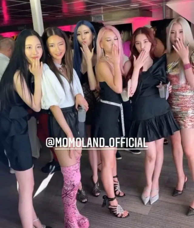 Natti Natasha invitó a su fiesta en Miami a MOMOLAND. Foto: Twitter