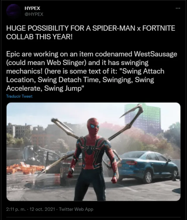 Fortnite × Spider-Man