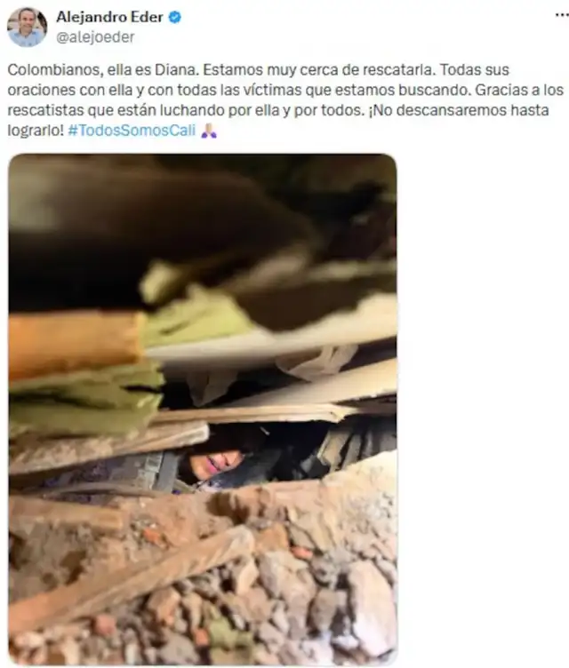 Diana rescatada Cali Colombia Diana rescatada Cali Colombia