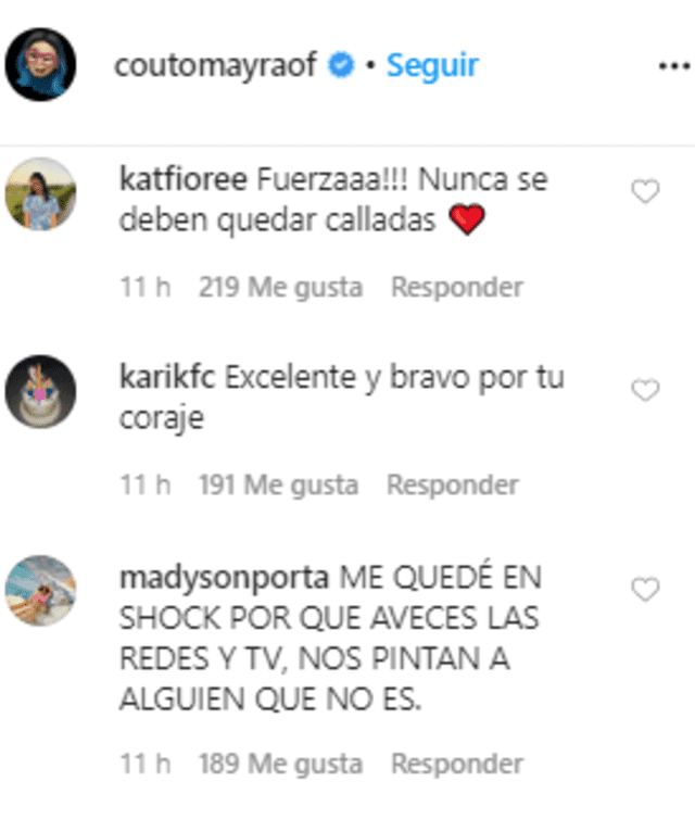 Mayra Couto impactó a sus seguidores con su denuncia de acoso contra Andrés Wiese.