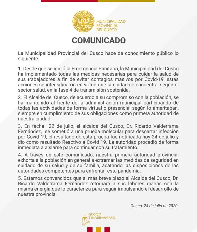 Comunicado