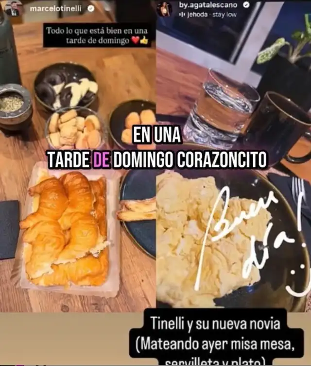 Las redes sociales estallaron después de que Tinelli compartiera una imagen de su merienda, coincidiendo con una publicación de Lescano. Las redes sociales estallaron después de que Tinelli compartiera una imagen de su merienda, coincidiendo con una publicación de Lescano.
