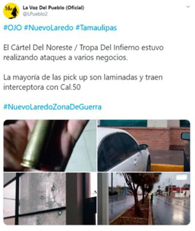 En Twitter se difundieron imágenes de los hechos. Foto: captura