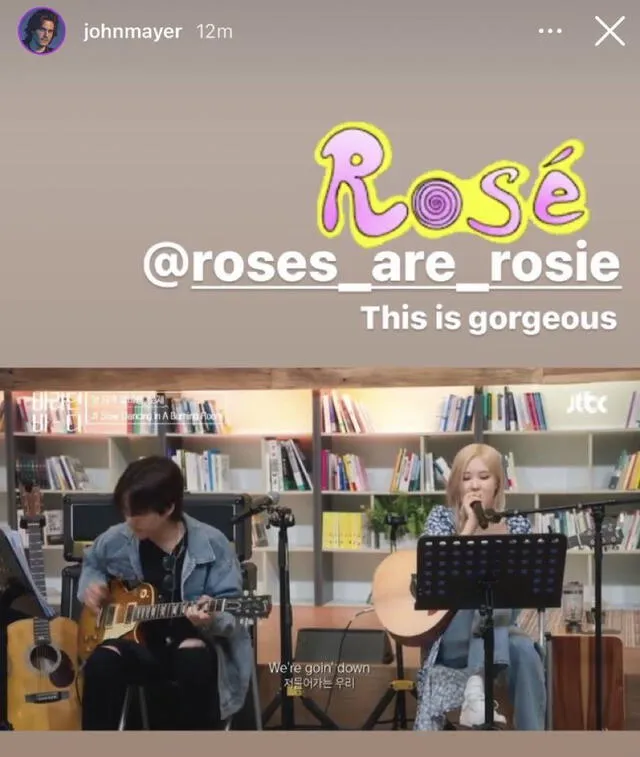 Rosé, BLACKPINK, John Mayer