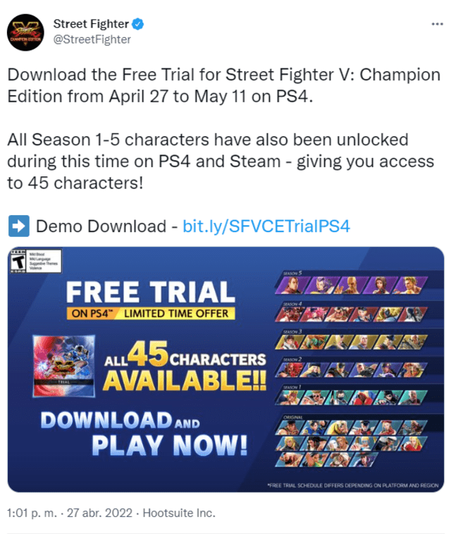 Street Fighter V Champion Edition Juego Playstation 4 Ps4