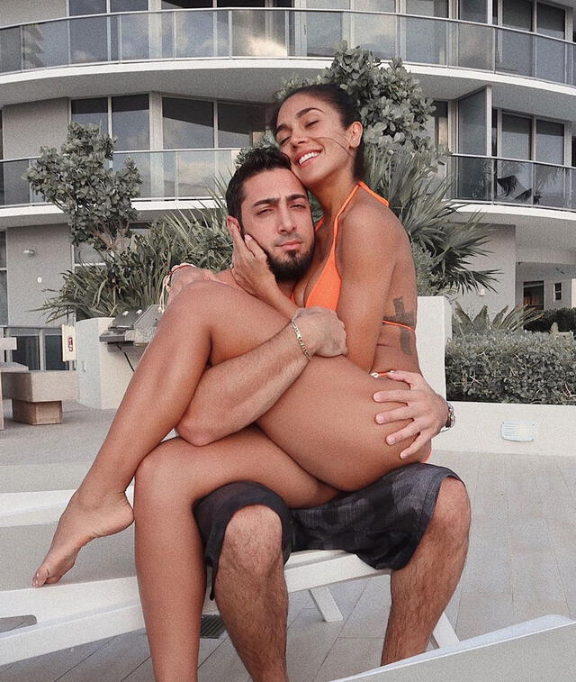 Vania Bludau y pareja (Foto: Instagram)
