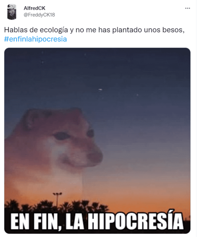 El meme ha sido usado por cientos de usuarios para mencionar divertidas indirectas. Foto: captura de Twitter