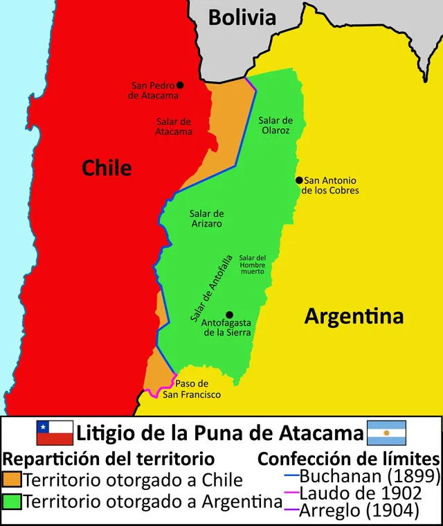  Repartición de la Puna de Atacama. Foto: Wikipedia 