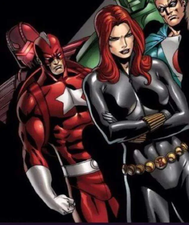 Red Guardian y Black Widow. Foto: Marvel Comics