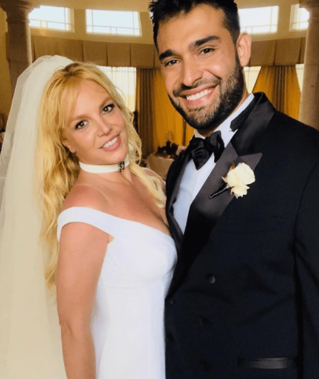 Britney Spears celebró sin su familia su tercer matrimonio