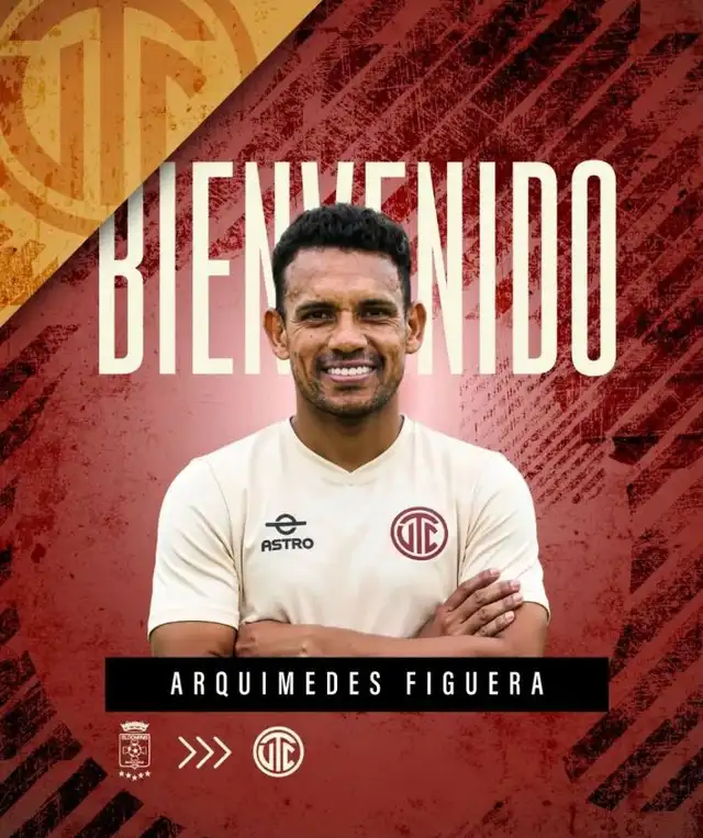 Figuera jugará en su tercer club en el Perú. Foto: Facebook/UTC.   
