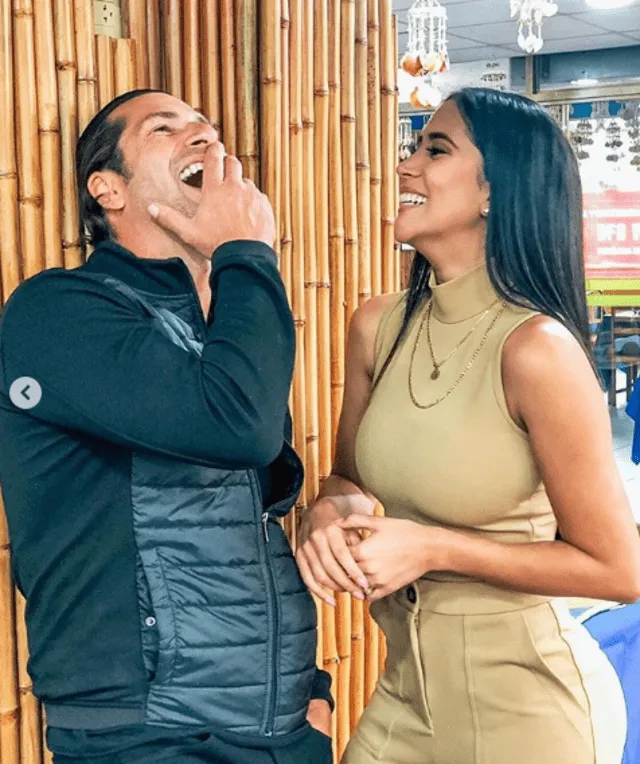 Melissa Paredes y Gregorio Pernía "El titi"