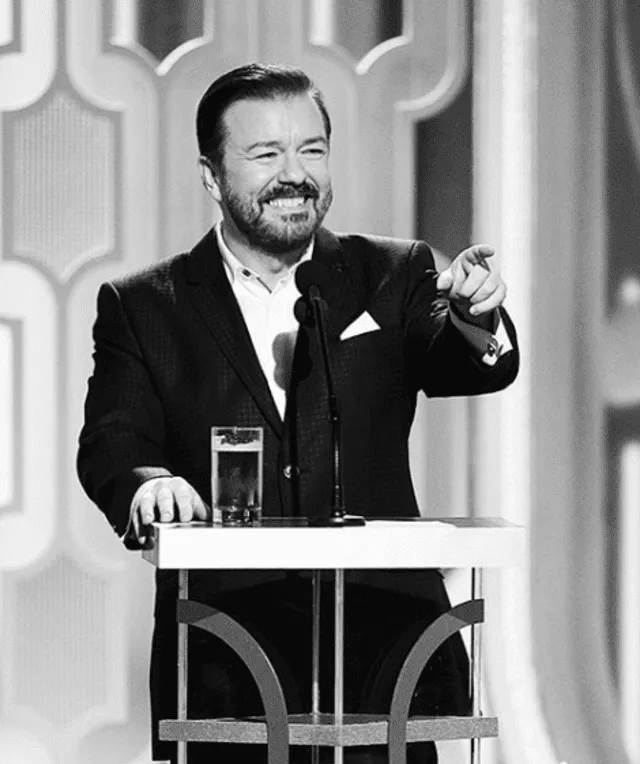 Ricky Gervais será el anfitrión oficial.