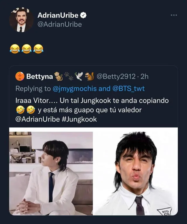 BTS Jungkook El Vítor Nosotros los guapos Memes Adrián Uribe