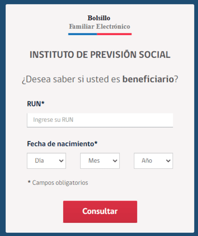 Ingresando a Chile Atiende podrás saber si eres beneficiario de todos los bonos del Gobierno. Foto: captura   