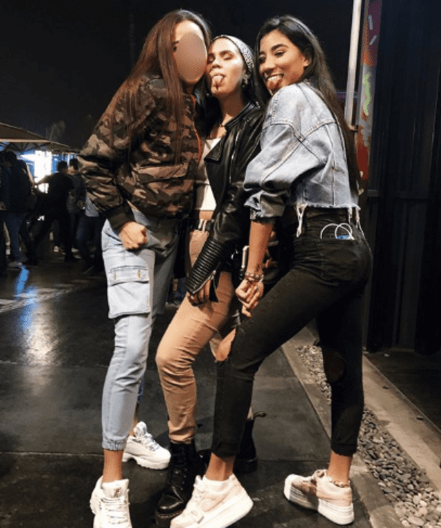 Samahara Lobatón se reencuentra con sus hermanas Gianella Marquina y Melissa Lobatón tras meses separadas. Foto: Instagram.