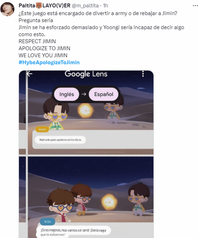 ARMY reacciona tras nueva actualización del juego 'BTS: Island in the SEOM'. Foto: captura Twitter ARMY reacciona tras nueva actualización del juego 'BTS: Island in the SEOM'. Foto: captura Twitter