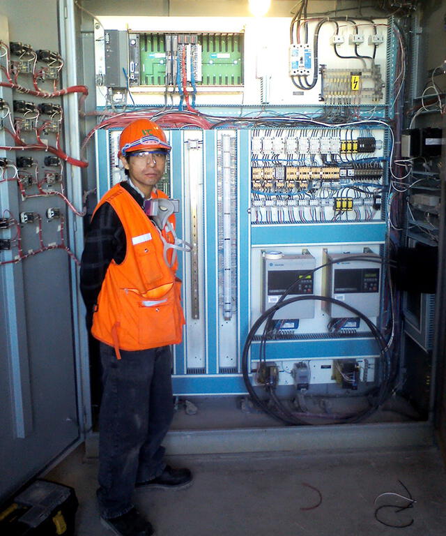 Estudiante de Electrónica Industrial. Foto: IETSP Huaycán   