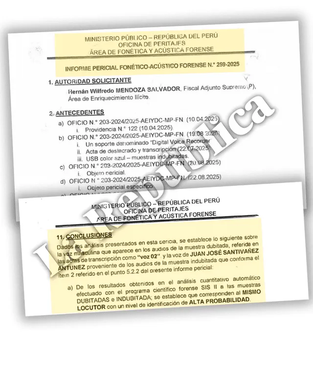 Dina Boluarte | Juan José Santiváñez | Eficcop | Ministerio Público | Nicanor Boluarte | Vladimir Cerrón