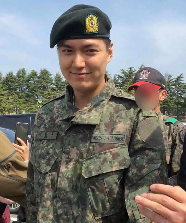 Fotos de Lee Min Ho en el Ejército. Créditos: MYM Entertainment