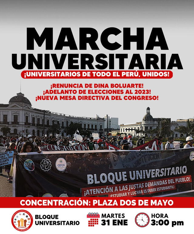 Marcha En Lima: ¿se Han Convocado Movilizaciones Para Hoy, Martes 31 De ...