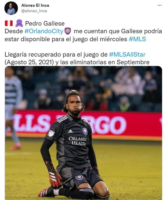 Pedro Gallese volvería a tener minutos de juego antes de las eliminatorias. Foto: captura Twitter