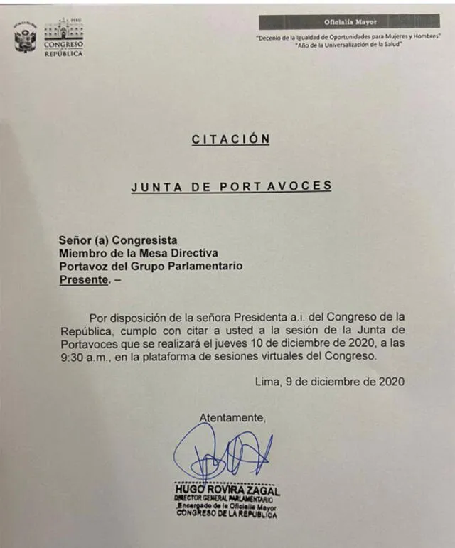 Junta de Portavoces