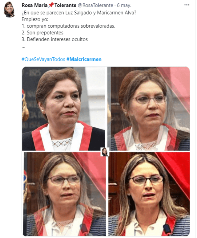 Respuesta de María del Carmen Alva a la prensa provoca hilarantes memes en Twitter