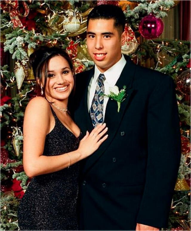 Meghan Markle y su primer novio Luis segura. Foto: Instagram