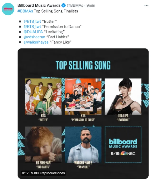 BTS Billboard Music Awards