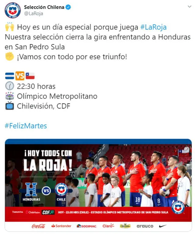Chile vs. Honduras