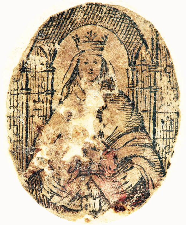 Esta es la imagen original de la Virgen de Coromoto. Foto: difusión   