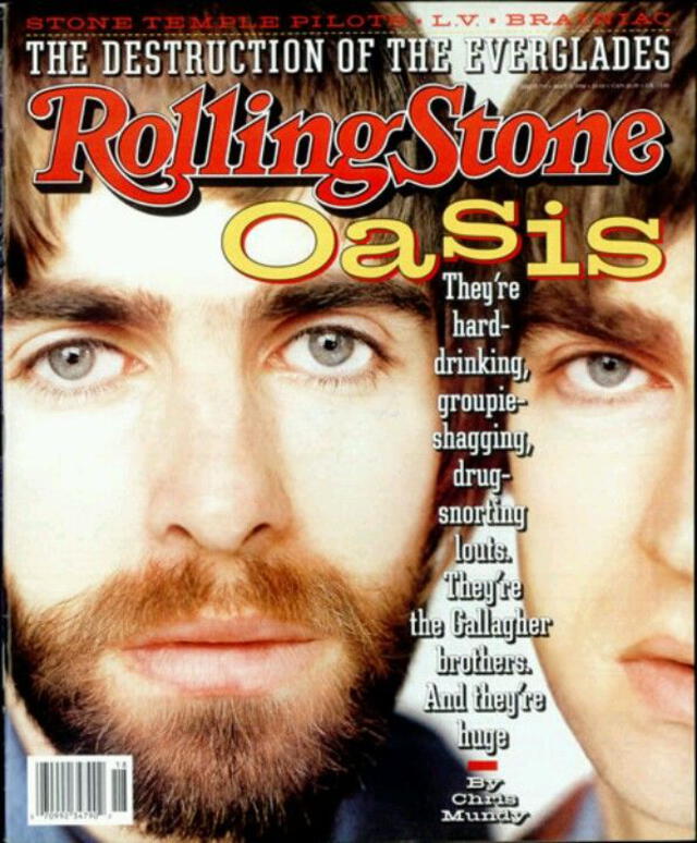 Los hermanos Gallagher en una entrevista para Rolling Stone. (Foto: Pinterest)