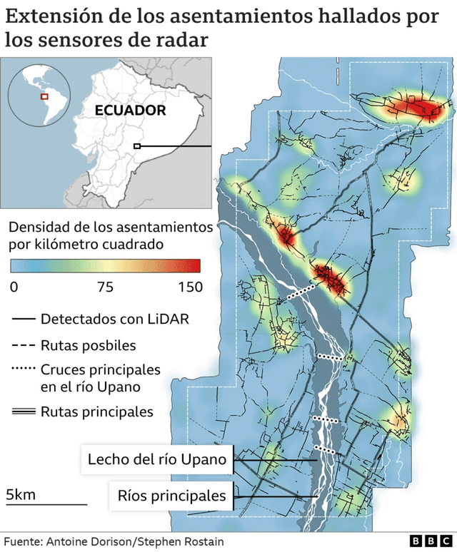  Extensión de la ciudad con la tecnología LiDAR   